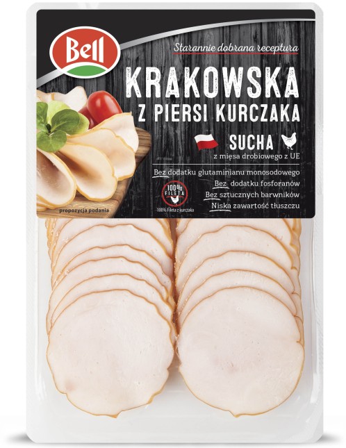 3052312 KIEŁBASA KRAKOWSKA z piersi z kurczaka 90g